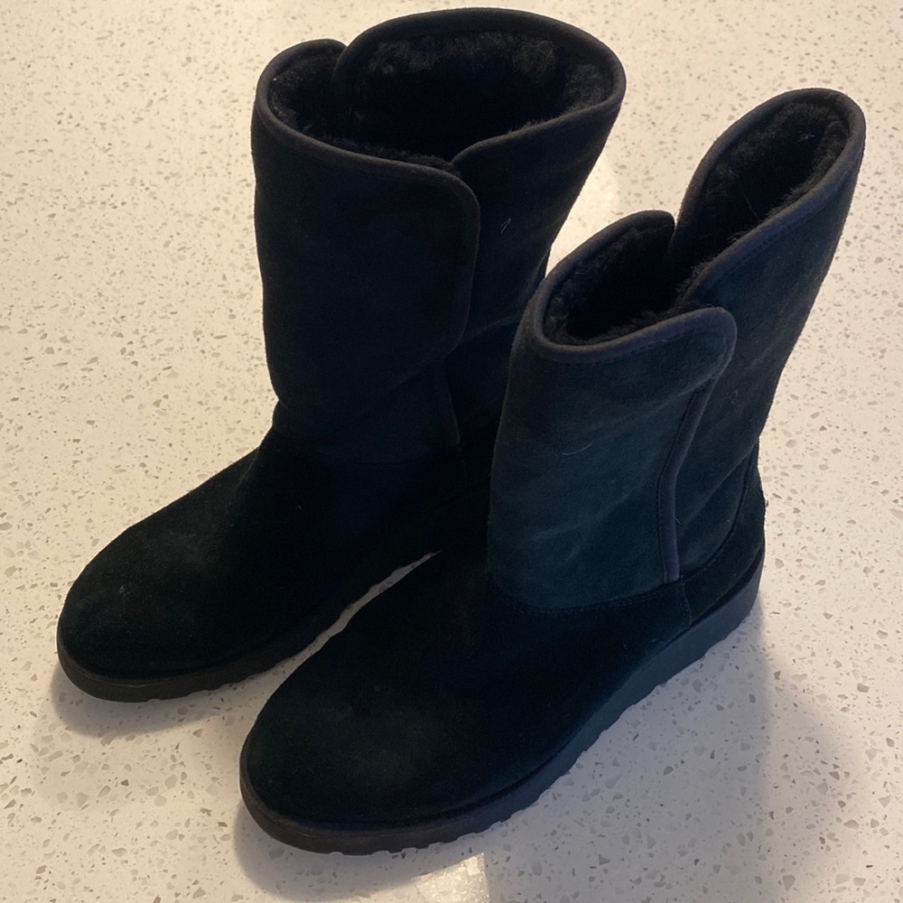 UGG black suede boots